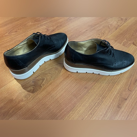 GEOX Platform Leather Dress Shoes - Picture 12 of 12